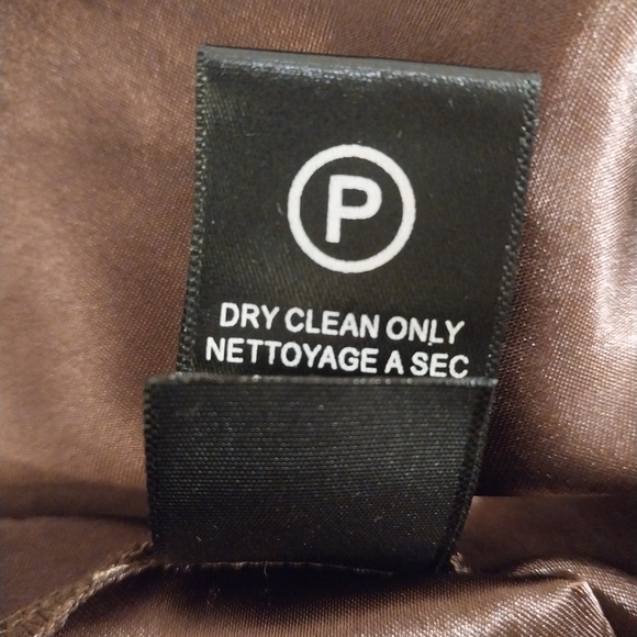 BCBG Paris Strapless Geometric Dress - Brown and Gold - Picture 6 of 7